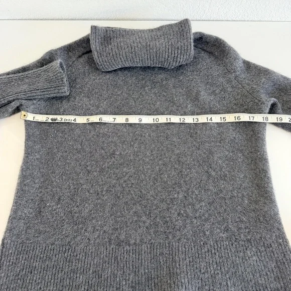 J. Crew Grey Cashmere Turtleneck Sweater - Picture 8 of 10